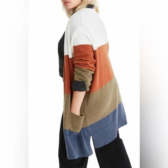Madewell Kent Colorblock wool cardigan - Picture 8 of 8